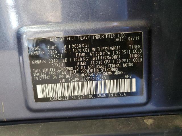 Photo 14 from auction – 2013 SUBARU OUTBACK 2. with VIN 4S4BRCLC9D3212059