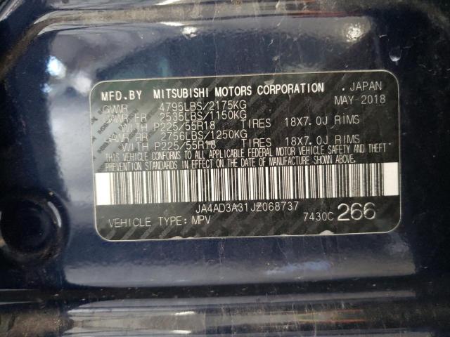 Photo 14 from auction – 2018 MITSUBISHI OUTLANDER with VIN JA4AD3A31JZ068737