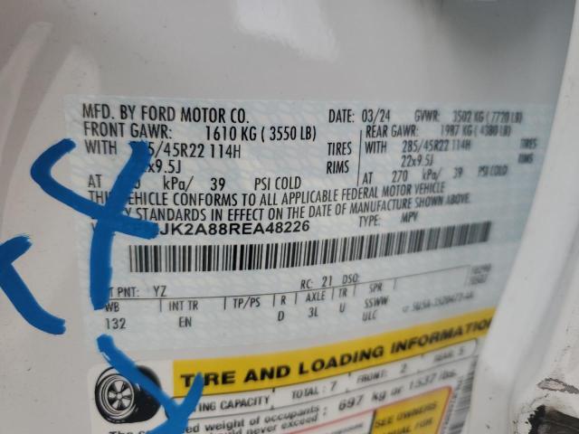 Photo 14 from auction – 2024 FORD EXPEDITION with VIN 1FMJK2A88REA48226