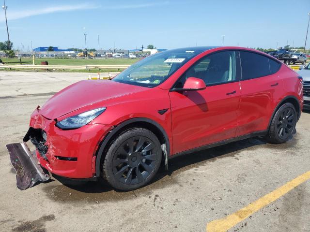TESLA MODEL Y 2021 with VIN 5YJYGDEE1MF284675 - Photo from auction