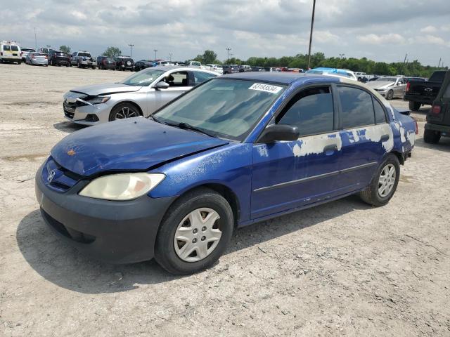 Photo 1 from auction – 2005 HONDA CIVIC DX V with VIN 2HGES16385H604682