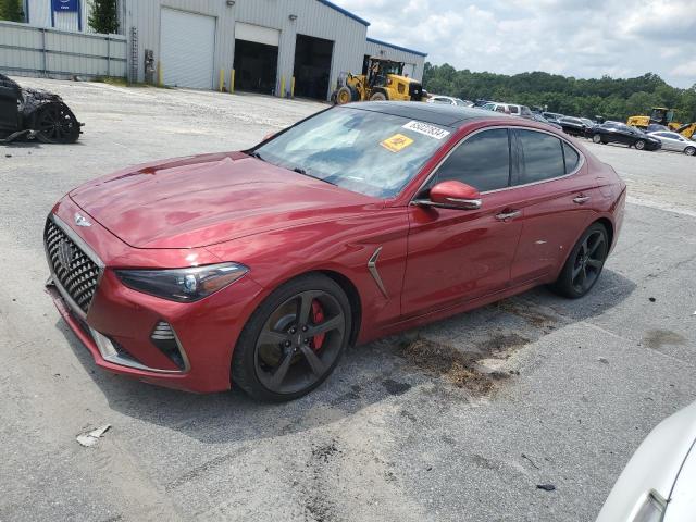 GENESIS G70 PRESTI 2019 with VIN KMTG34LE3KU021961 - Photo from auction