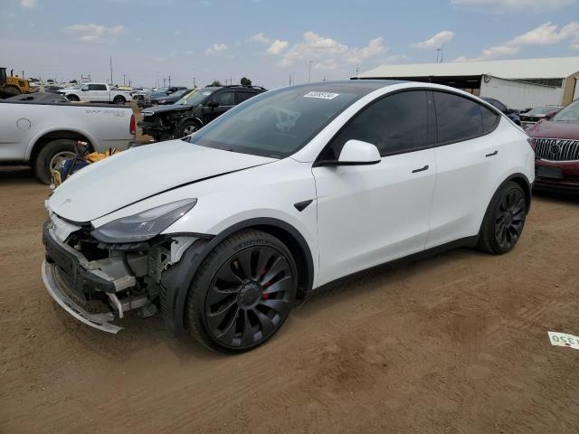 TESLA MODEL Y 2022 with VIN 7SAYGDEF2NF443989 - Photo from auction