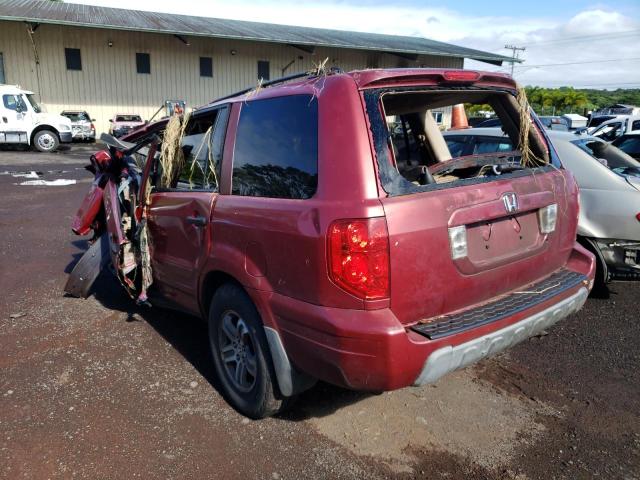 Photo 2 from auction – 2005 HONDA PILOT EXL with VIN 2HKYF18565H528627