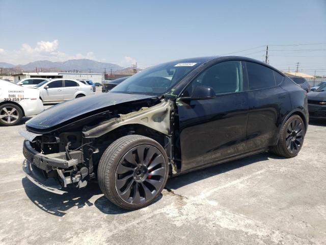 TESLA MODEL Y 2022 with VIN 7SAYGDEF2NF349286 - Photo from auction