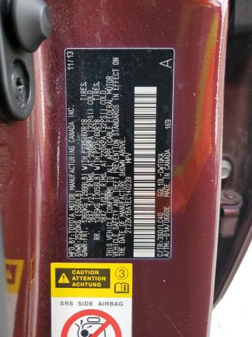 Photo 14 from auction – 2014 LEXUS RX 350 with VIN 2T2ZK1BA1EC140239