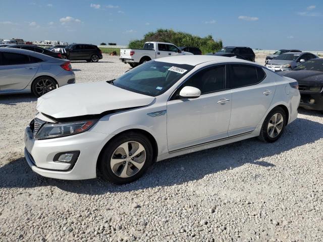 KIA OPTIMA HYB 2015 with VIN KNAGM4AD4F5087163 - Photo from auction