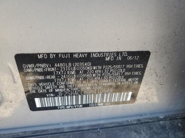 Photo 14 from auction – 2013 SUBARU FORESTER 2 with VIN JF2SHACC6DH410548