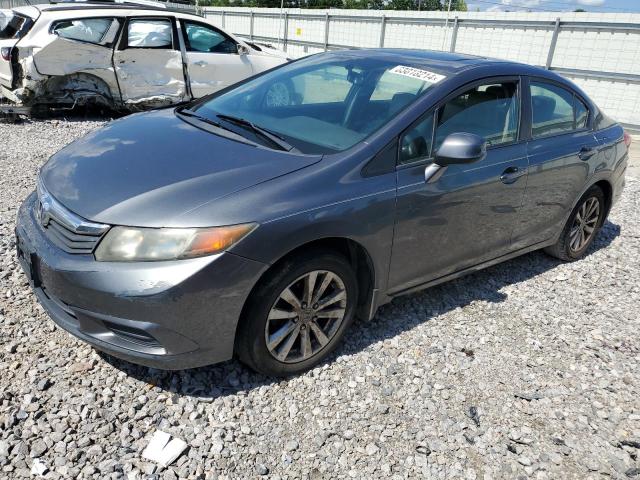 HONDA CIVIC EX 2012 with VIN 19XFB2F83CE067796 - Photo from auction