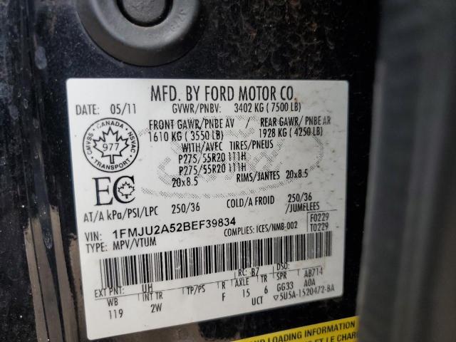 Photo 14 from auction – 2011 FORD EXPEDITION with VIN 1FMJU2A52BEF39834