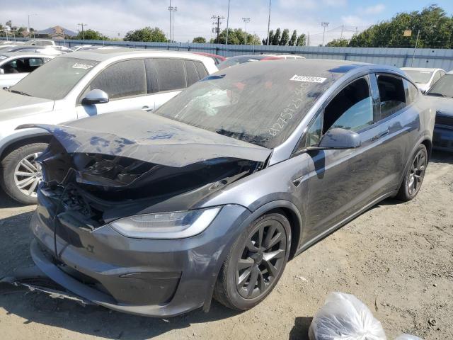 TESLA MODEL X 2022 with VIN 7SAXCBE67NF349800 - Photo from auction