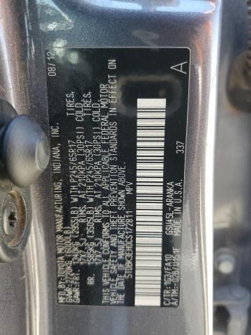 Photo 14 from auction – 2012 TOYOTA HIGHLANDER with VIN 5TDBK3EH0CS172811