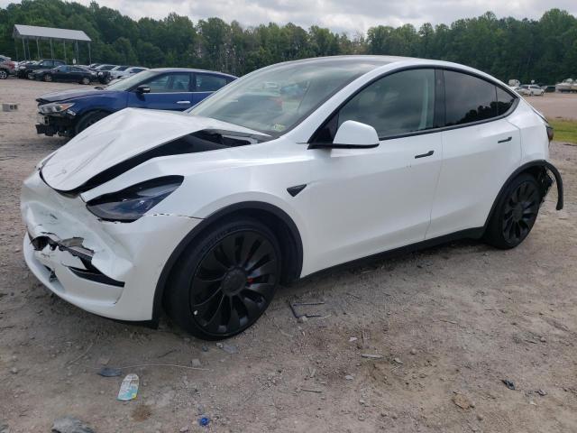 TESLA MODEL Y 2022 with VIN 7SAYGDEF2NF378206 - Photo from auction