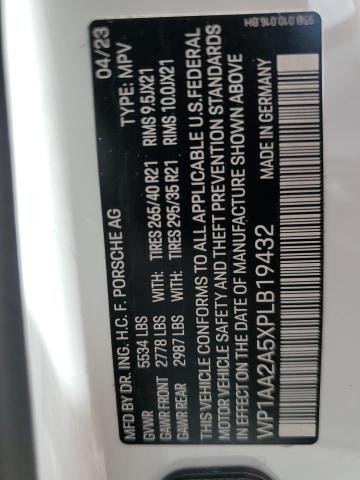 Photo 14 from auction – 2023 PORSCHE MACAN BASE with VIN WP1AA2A5XPLB19432