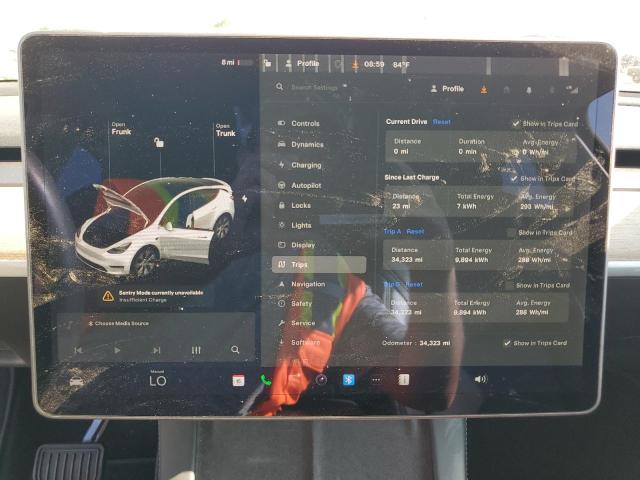 Photo 9 from auction – 2021 TESLA MODEL Y with VIN 5YJYGAEE8MF192137