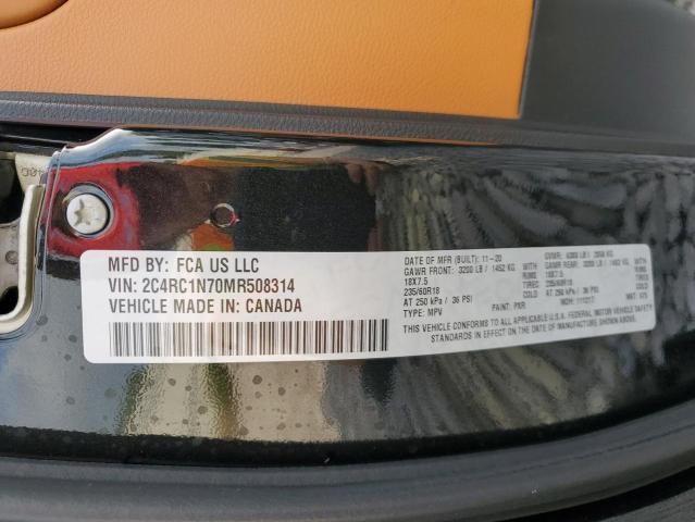 Photo 14 from auction – 2021 CHRYSLER PACIFICA H with VIN 2C4RC1N70MR508314