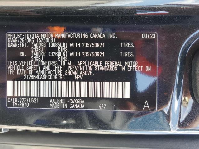 Photo 14 from auction – 2023 LEXUS RX 350H BA with VIN 2T2BBMCA9PC008396