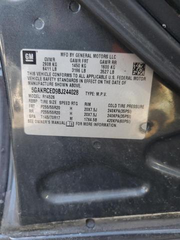 Photo 14 from auction – 2011 BUICK ENCLAVE CX with VIN 5GAKRCED9BJ244028