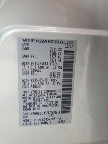 Photo 14 from auction – 2018 NISSAN PATHFINDER with VIN 5N1DR2MM8JC632093
