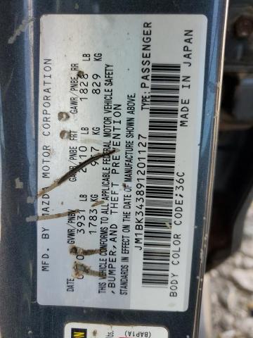 Photo 14 from auction – 2009 MAZDA 3 S with VIN JM1BK343891201127