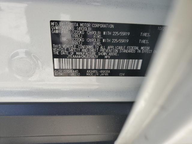 Photo 14 from auction – 2021 TOYOTA VENZA LE with VIN JTEAAAAH2MJ079839