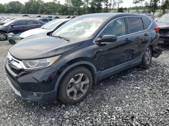 HONDA CR-V EX 2018 with VIN 7FARW1H56JE007599 - Photo from auction