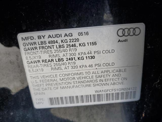 Photo 14 from auction – 2016 AUDI Q3 PRESTIG with VIN WA1GFCFS1GR024122