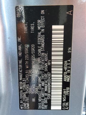 Photo 14 from auction – 2021 TOYOTA HIGHLANDER with VIN 5TDFARAH0MS004987