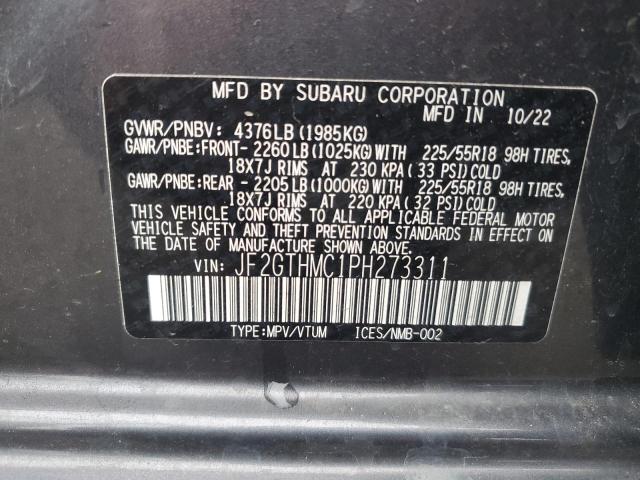 Zdjęcie 14 z aukcji – 2023 SUBARU CROSSTREK z VIN JF2GTHMC1PH273311