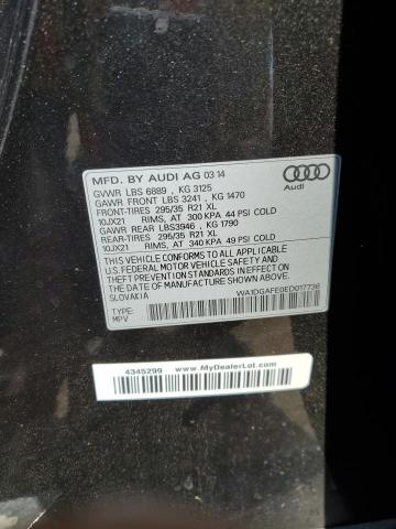 Photo 14 from auction – 2014 AUDI Q7 PRESTIG with VIN WA1DGAFE0ED017736