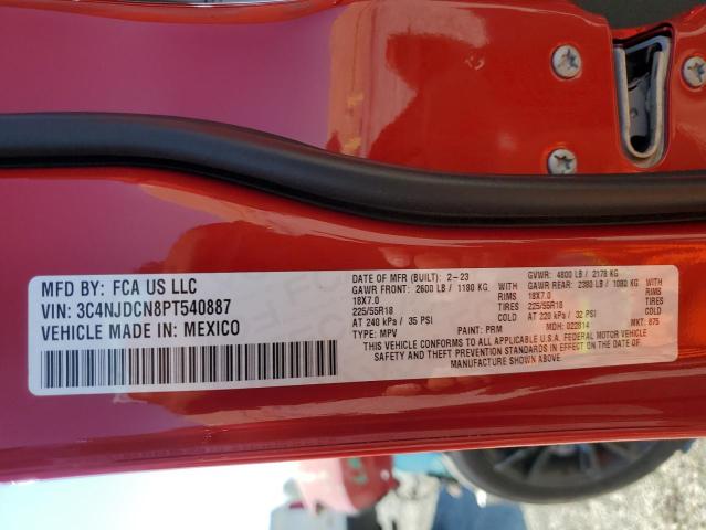 Photo 14 from auction – 2023 JEEP COMPASS LI with VIN 3C4NJDCN8PT540887