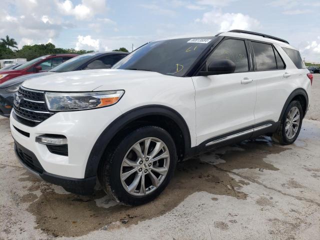 FORD EXPLORER X 2021 with VIN 1FMSK7DH0MGA56766 - Photo from auction