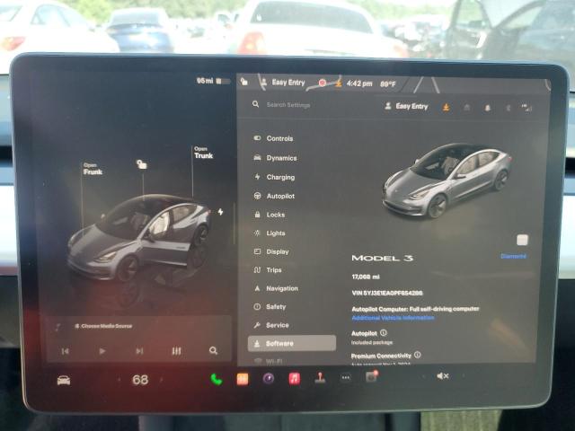 Photo 9 from auction – 2023 TESLA MODEL 3 with VIN 5YJ3E1EA0PF654286