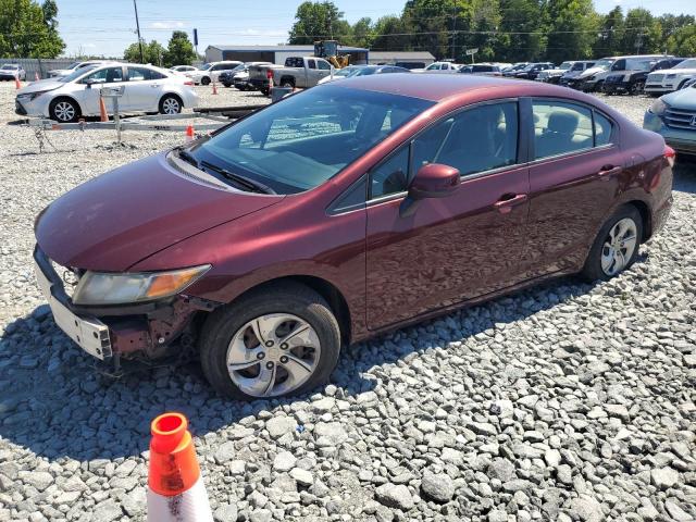 Photo 1 from auction – 2013 HONDA CIVIC LX with VIN 19XFB2F5XDE219631