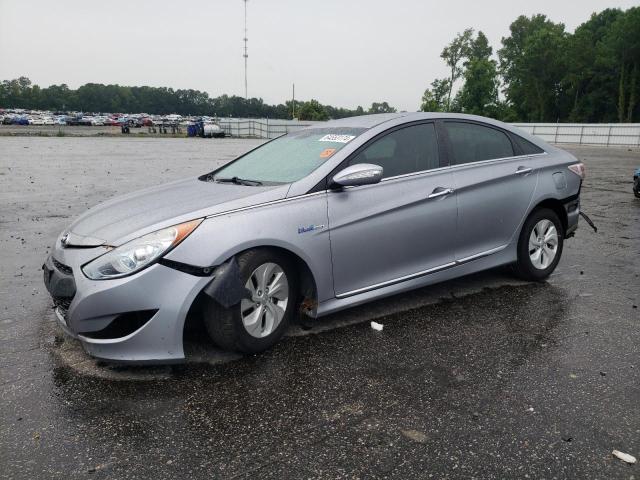 HYUNDAI SONATA HYB 2015 with VIN KMHEC4A42FA128924 - Photo from auction