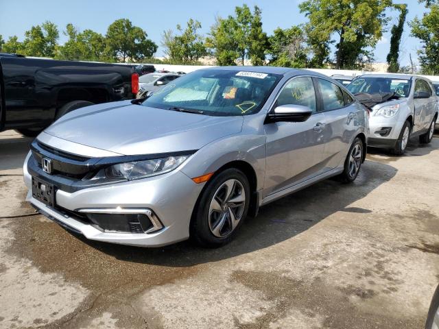 HONDA CIVIC LX 2020 with VIN 19XFC2F68LE022302 - Photo from auction
