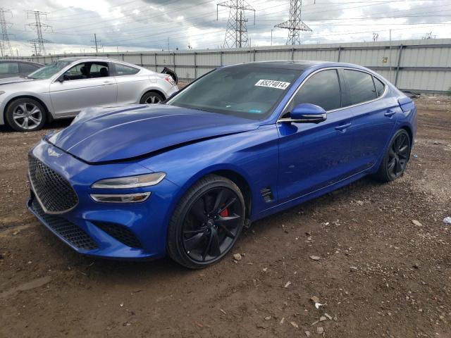 GENESIS G70 BASE 2022 with VIN KMTG54TE1NU098617 - Photo from auction