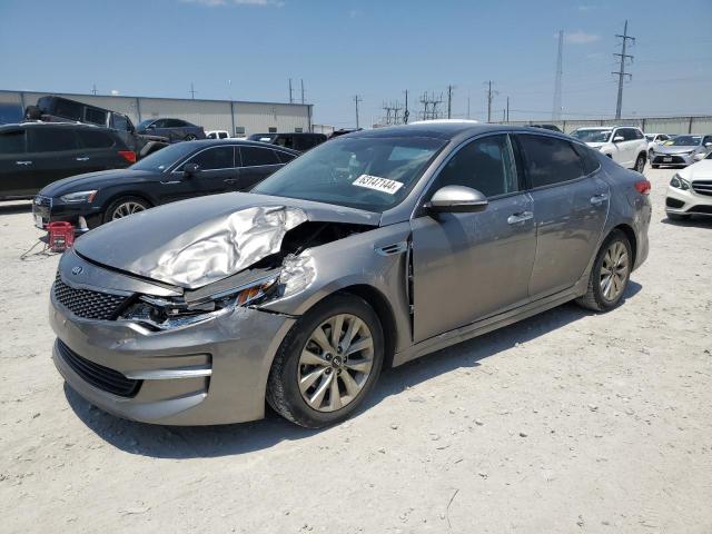 KIA OPTIMA EX 2018 with VIN 5XXGU4L31JG220103 - Photo from auction
