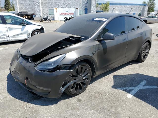 TESLA MODEL Y 2022 with VIN 7SAYGDEF7NF446046 - Photo from auction