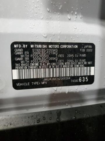 Photo 14 from auction – 2022 MITSUBISHI OUTLANDER with VIN JA4J4UA87NZ068264