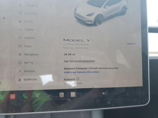 Photo 9 from auction – 2023 TESLA MODEL Y with VIN 7SAYGDEEXPA030127