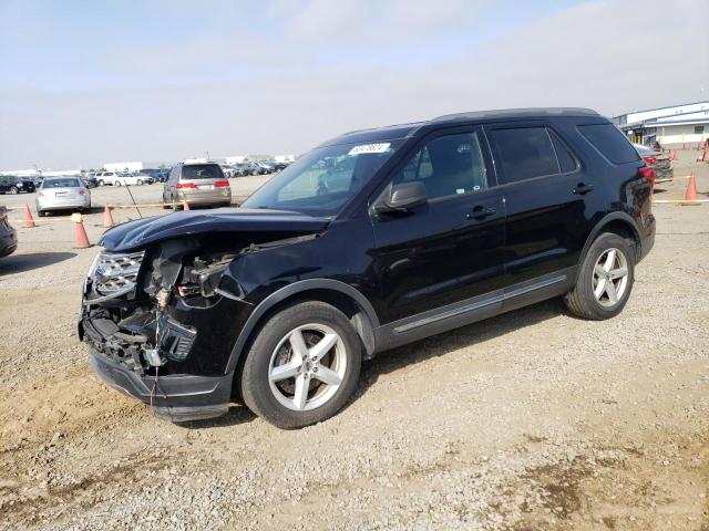 FORD EXPLORER X 2018 with VIN 1FM5K7D81JGA88828 - Photo from auction