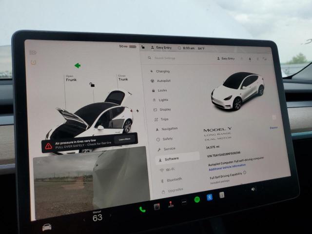 Photo 9 from auction – 2022 TESLA MODEL Y with VIN 7SAYGAEE8NF508396