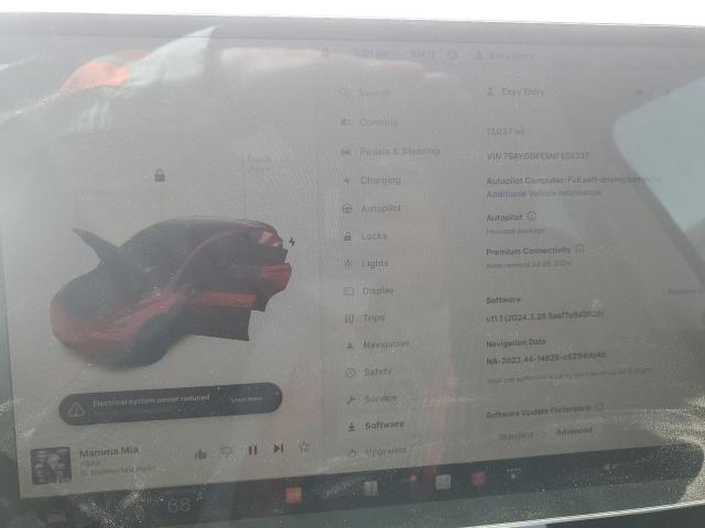 Photo 9 from auction – 2022 TESLA MODEL Y with VIN 7SAYGDEE5NF555337
