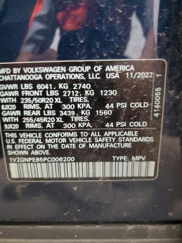 Photo 14 from auction – 2023 VOLKSWAGEN ID.4 PRO S with VIN 1V2GNPE85PC006200