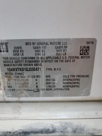 Photo 14 from auction – 2016 GMC ACADIA DEN with VIN 1GKKVTKD1GJ336471