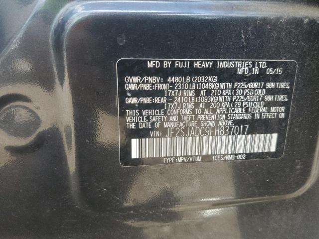 Photo 14 from auction – 2015 SUBARU FORESTER 2 with VIN JF2SJADC9FH837017