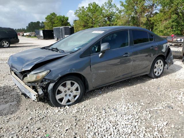 HONDA CIVIC LX 2013 with VIN 19XFB2F57DE018365 - Photo from auction