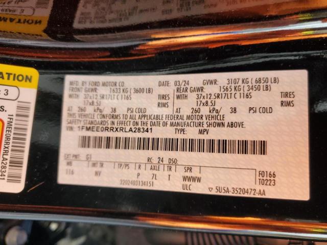Photo 14 from auction – 2024 FORD BRONCO RAP with VIN 1FMEE0RRXRLA28341