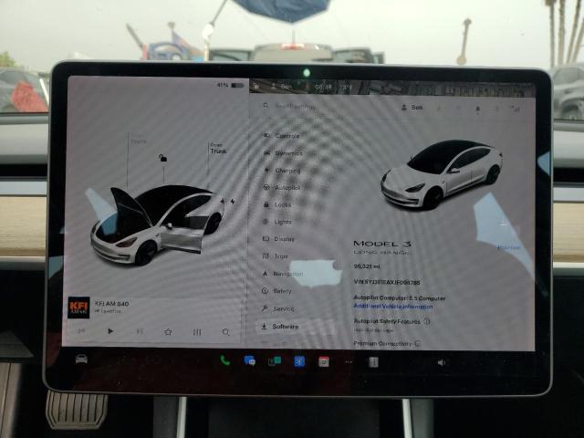 Photo 9 from auction – 2018 TESLA MODEL 3 with VIN 5YJ3E1EAXJF098785